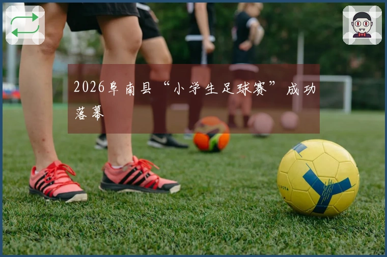 2026阜南县“小学生足球赛”成功落幕